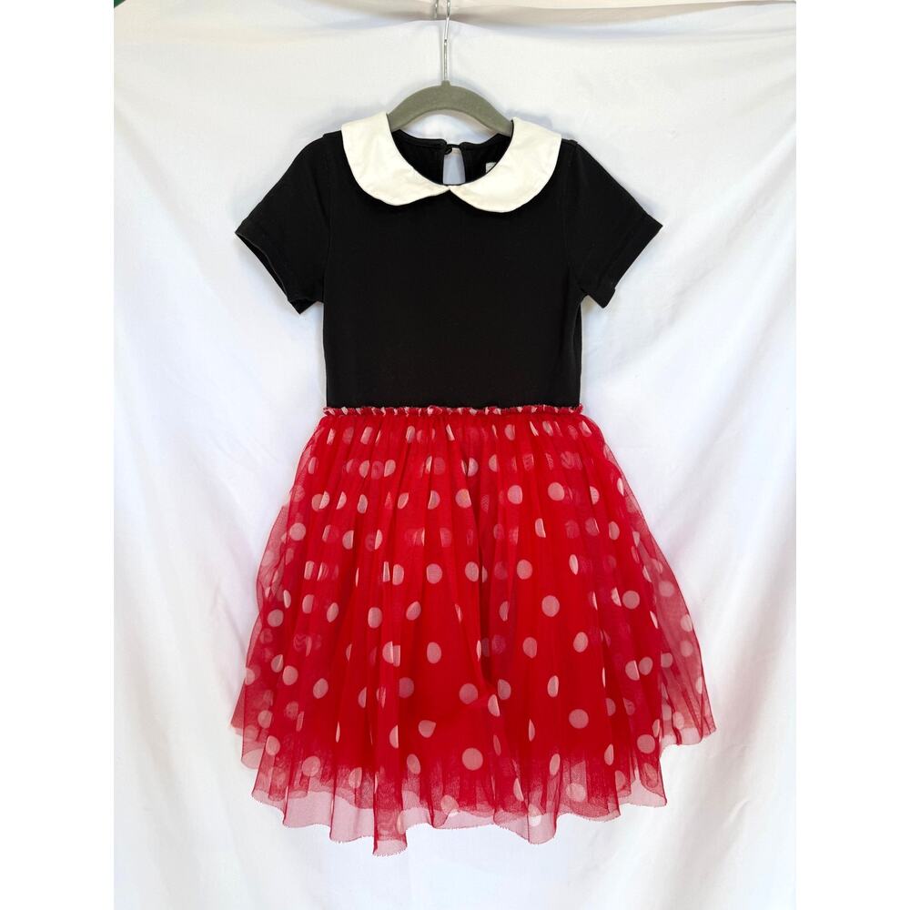 Girl's Taylor Joelle Disney Minnie Mouse Dress Red Polka Dot, 6T, 5T